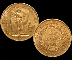 Francuski zlatnik Angel Francuski zlatnik Angel