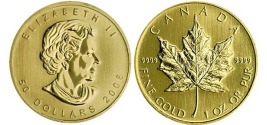 Kanadski zlatnik Javorov list (Maple leaf) Krugerrand