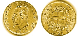 Talijanski zlatnik Vittorio i Umberto