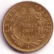 Francuski zlatnik Napoleon Otkup zlatnika Napoleon, Francuska