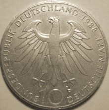 Srebrnjak 10 njemačkih maraka, deutsche mark Srebrnjak 10 njemačkih maraka, deutsche mark