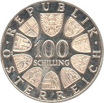 Srebrnjak 100 schillinga Austrija Srebrnjak 100 schillinga Austrija
