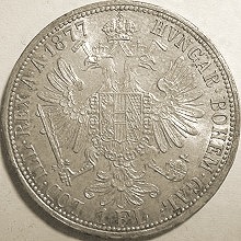 Austrijski srebrnjak Franc Ios 1 florin Austrijski srebrnjak Franc Ios 1 florin
