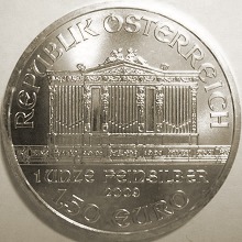 Austrijski srebrnjak Wiener Philharmoniker Austrijski srebrnjak Wiener Philharmoniker