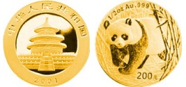 Zlatnik kineski panda Zlatnik kineski panda