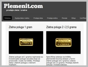 Plemenit.com - novi portal za kupnju zlata i srebra